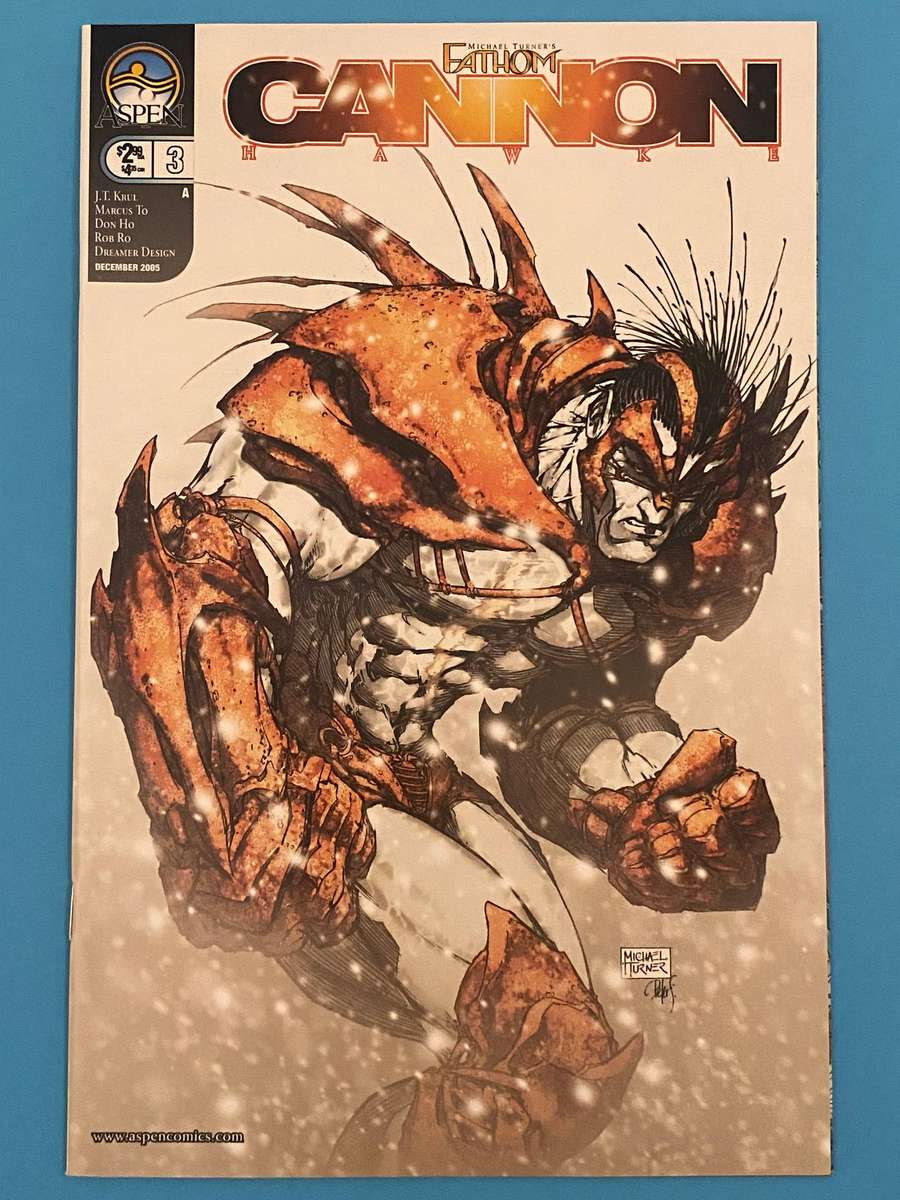  Fathom Cannon Hawke #3  Michael Turner Cover  Aspen Comics (2005)