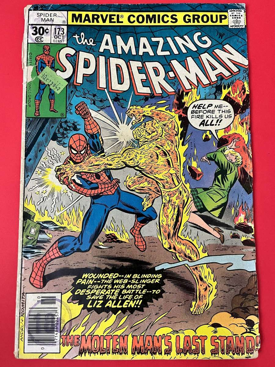  Amazing Spider-Man #173  Molten Mans Last Stand  Marvel Comics