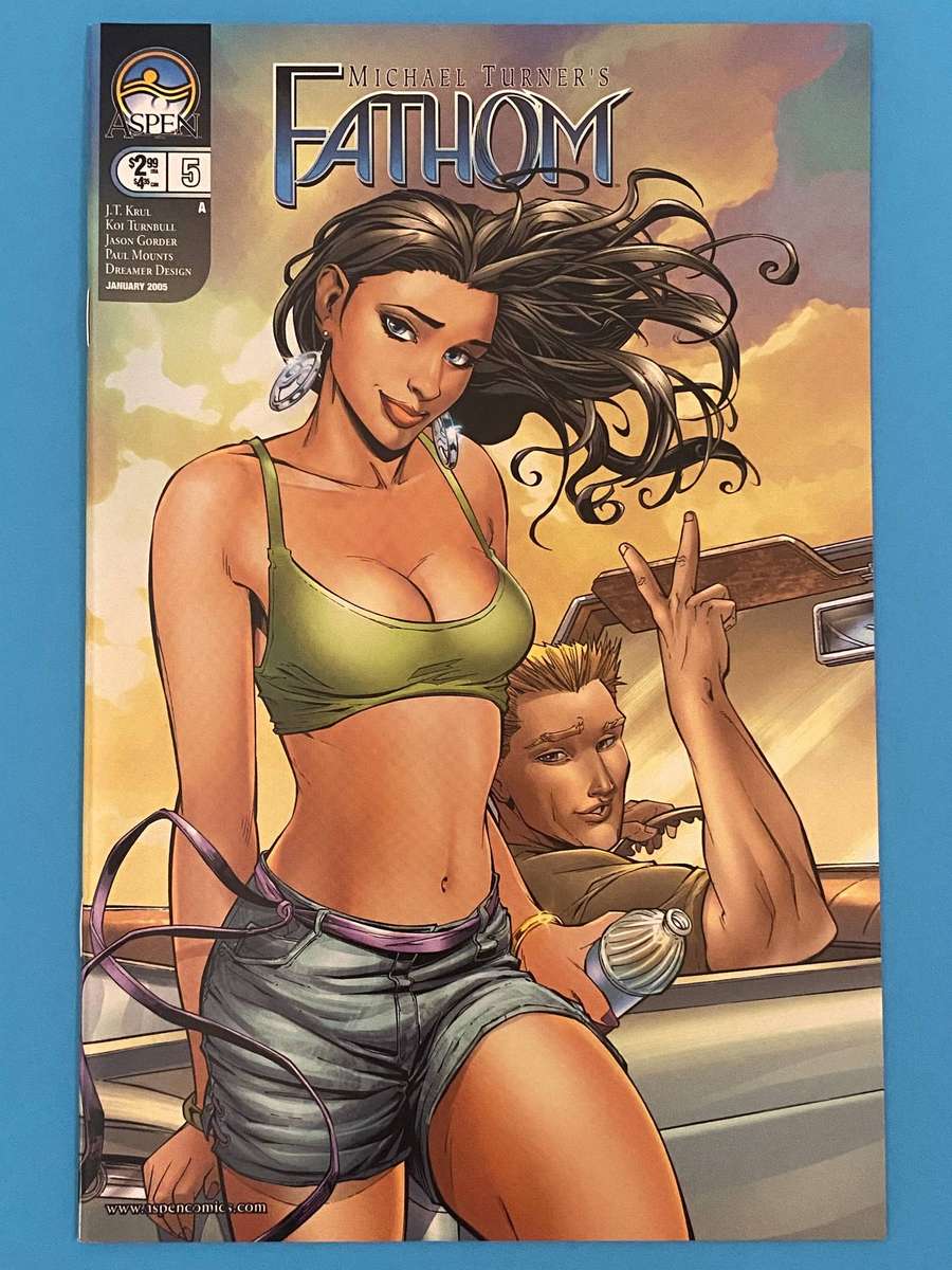  Michael Turners Fathom #5 (2005 Aspen Comics)