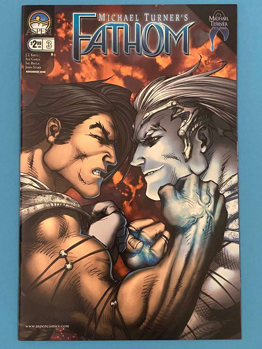  Michael Turners Fathom #3A (Nov 2008, Aspen Comics)