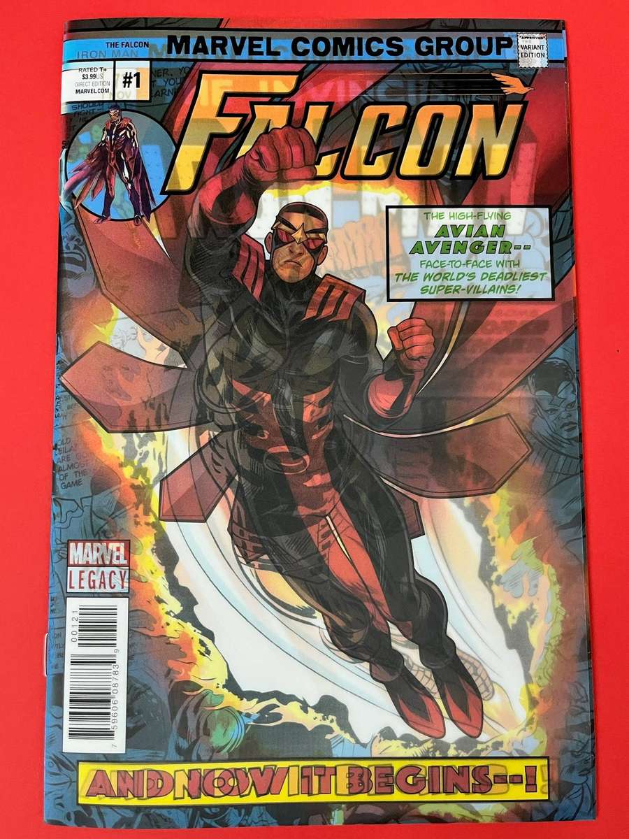  Falcon #1 Lenticular Homage Variant  Marvel Legacy