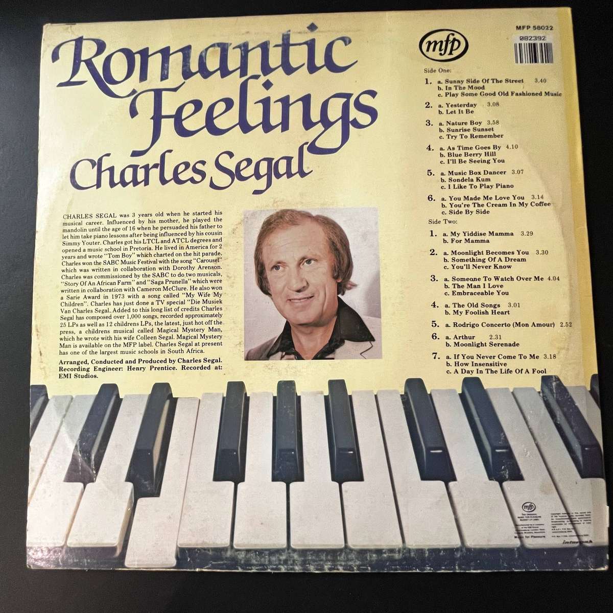 Romantic Feelings - Charles Segal | Vinyl LP