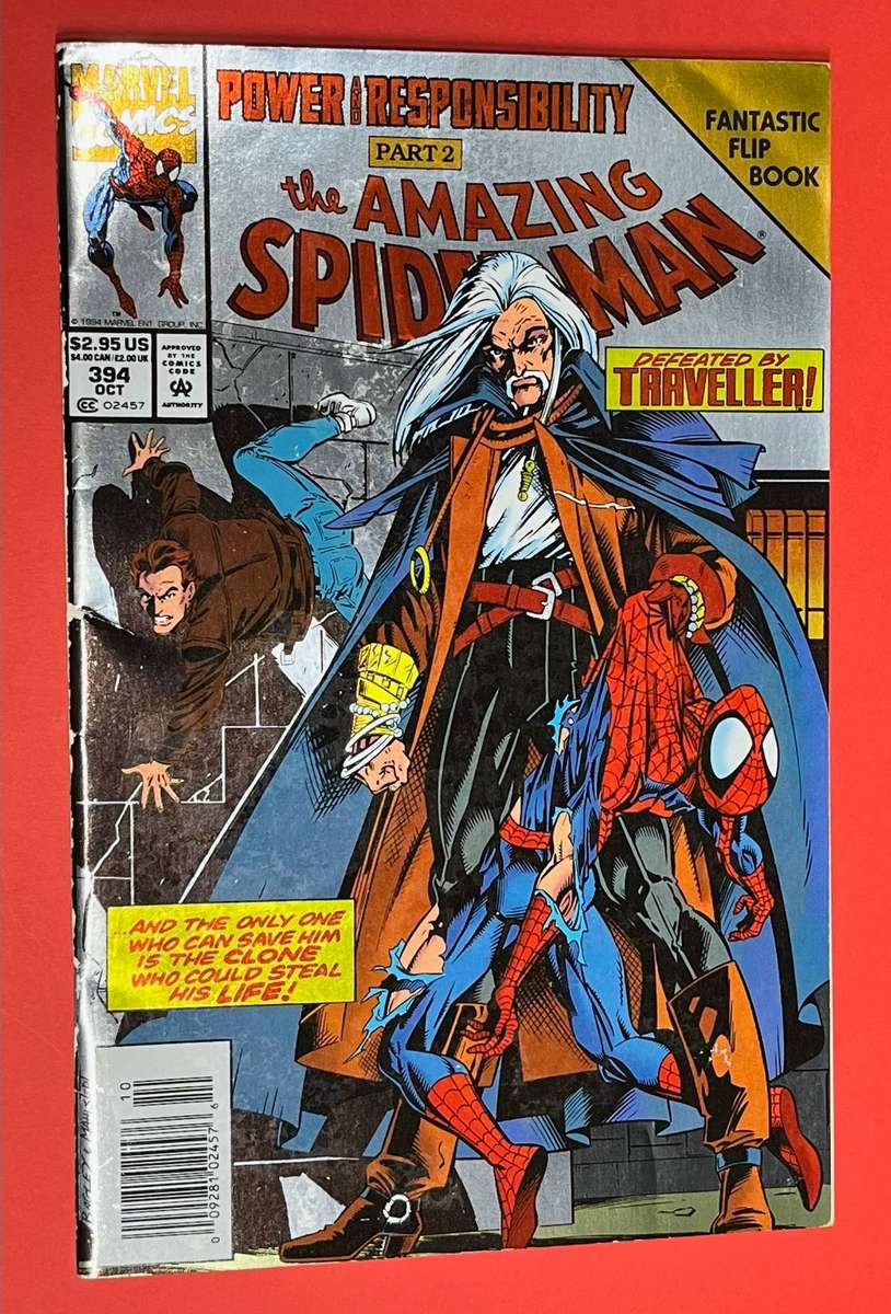  The Amazing Spider-Man #394 Foil Flip Book  Power and Responsibility Part 2  Marvel Comics