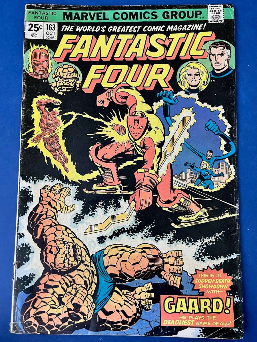  Fantastic Four #163  Gaard Appearance  Bronze Age Marvel Comics