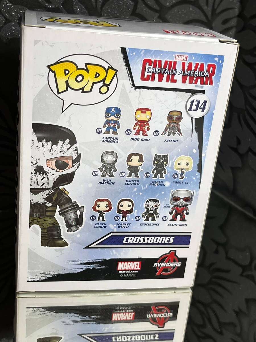 Funko Pop! Marvel #134  Crossbones (Captain America: Civil War)