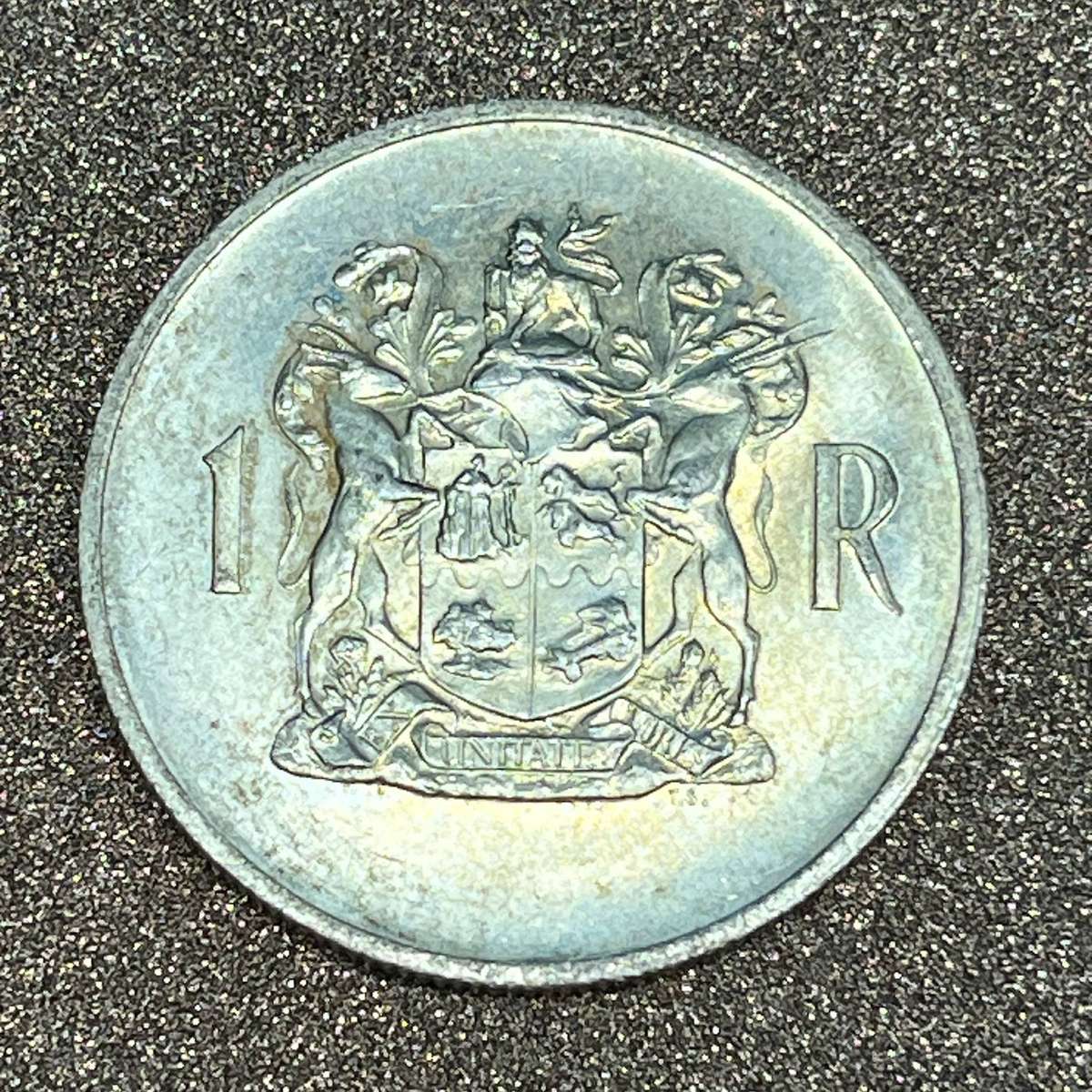  Republic of SA 1969 Dr T.E. Dönges 1 Rand .800 Silver
