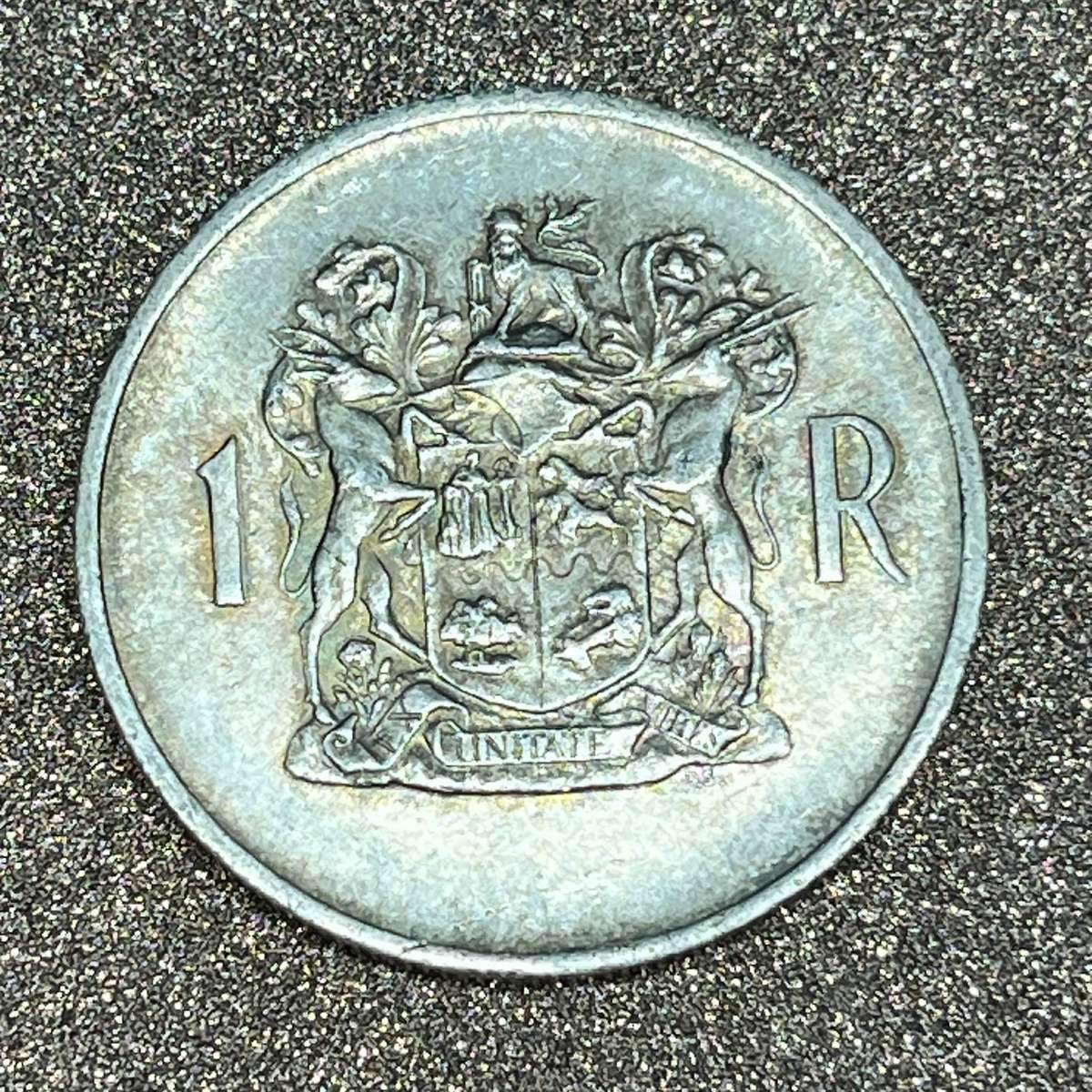  Republic of SA 1969 Dr T.E. Dönges 1 Rand .800 Silver