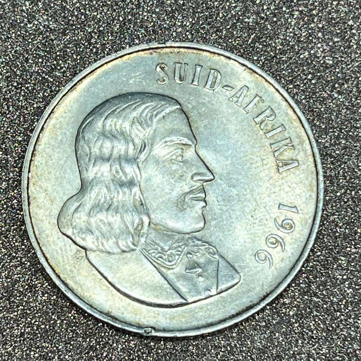  Republic of SA 1966 Silver R1 Jan van Riebeeck .800 Silver