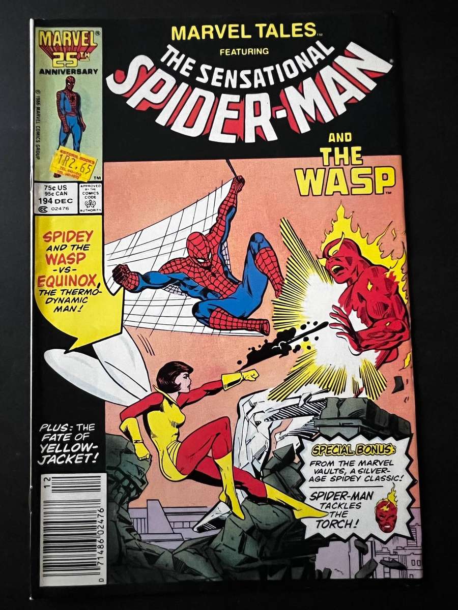 Marvel Tales #194 (December) | The Sensational Spider-Man & The Wasp | Marvel 25th Anniversary