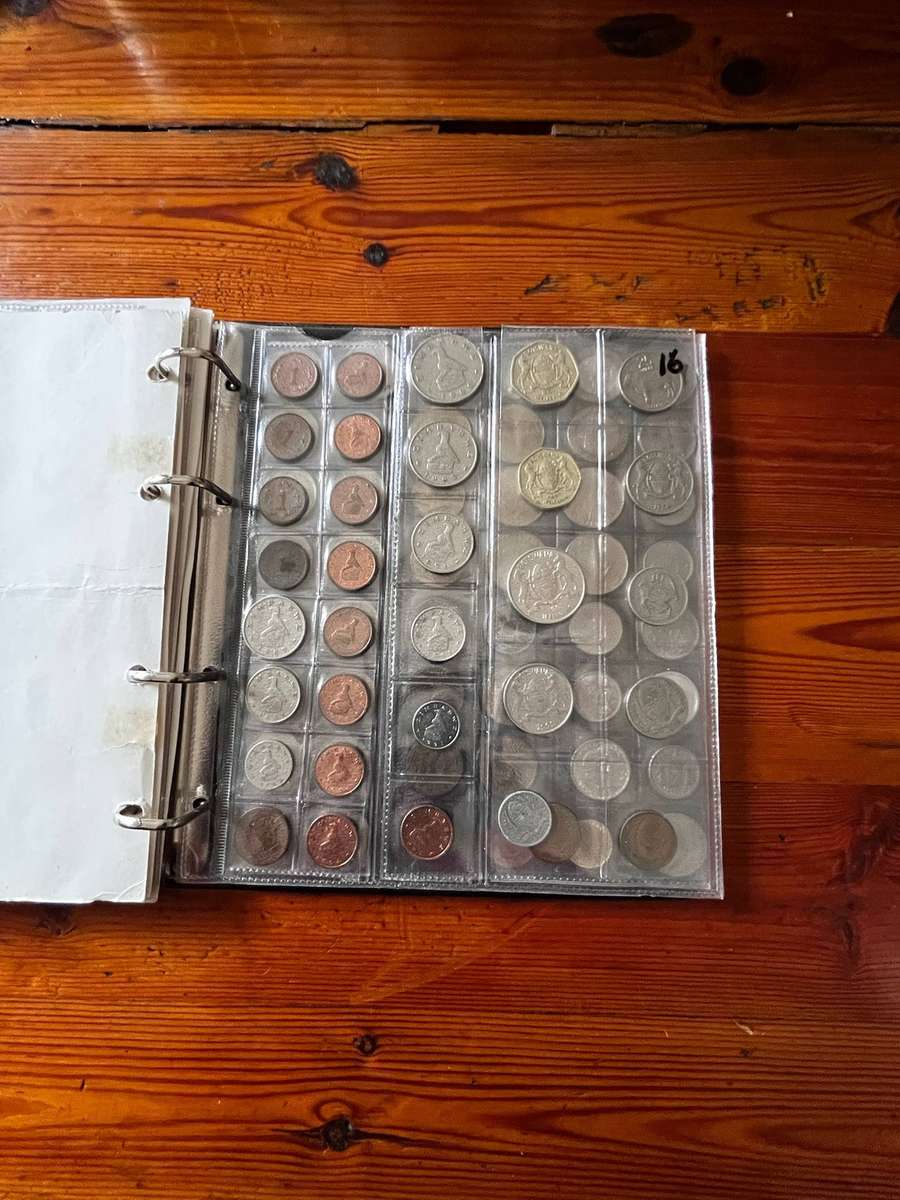 Coin File / Coin Album with Mixed Coins | Partially Filled | See Photos
