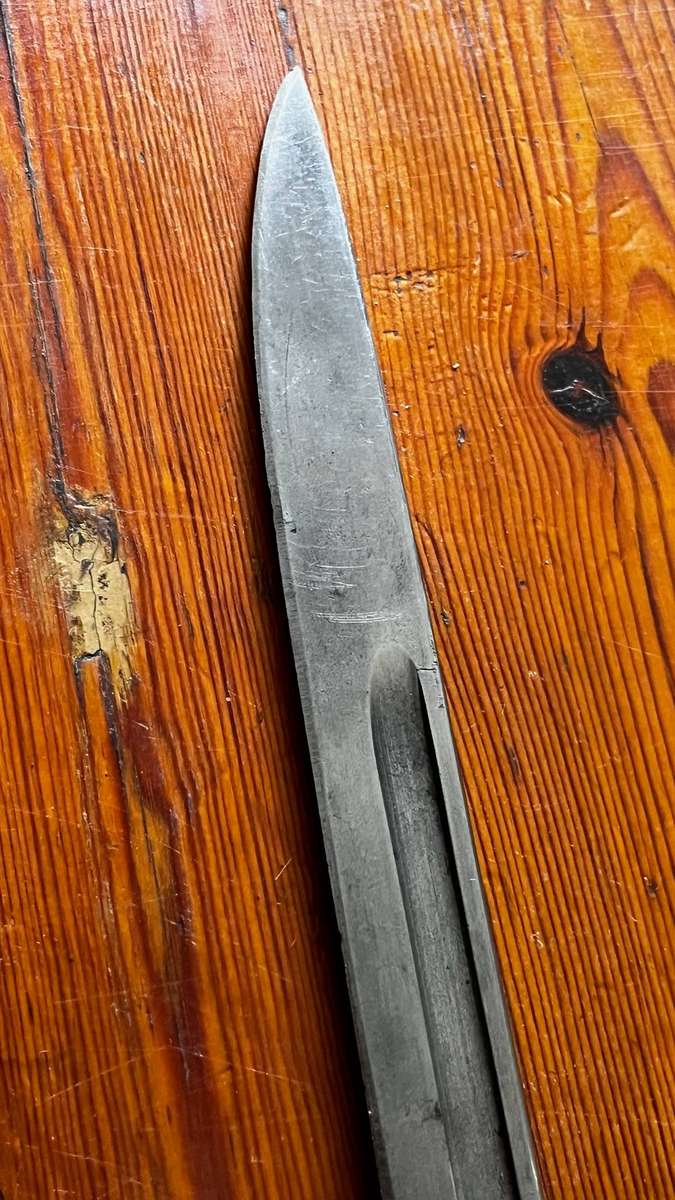 1907 British Pattern Sword Bayonet  Dated 1907  Lee Enfield  Original Scabbard