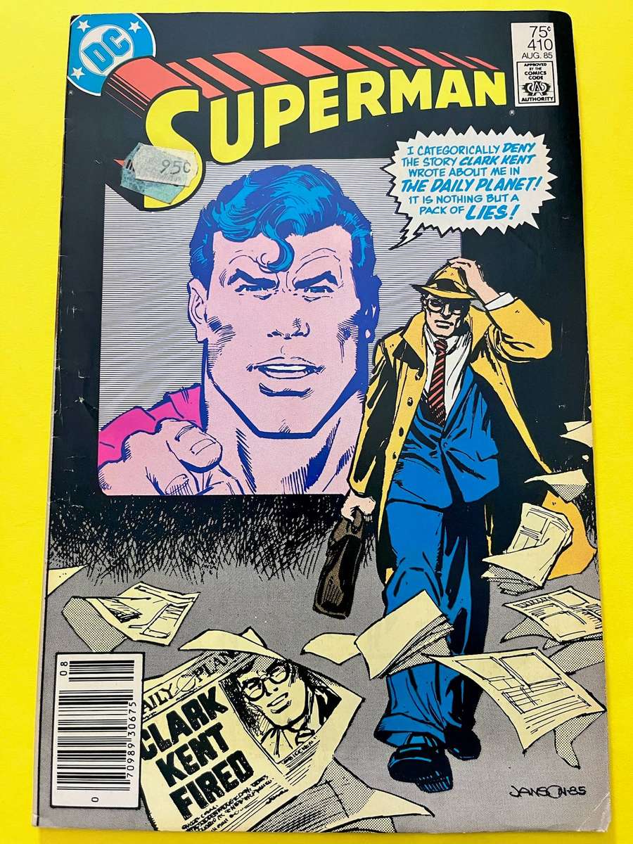  Superman  Superman #410  Clark Kent Fired  DC Comics