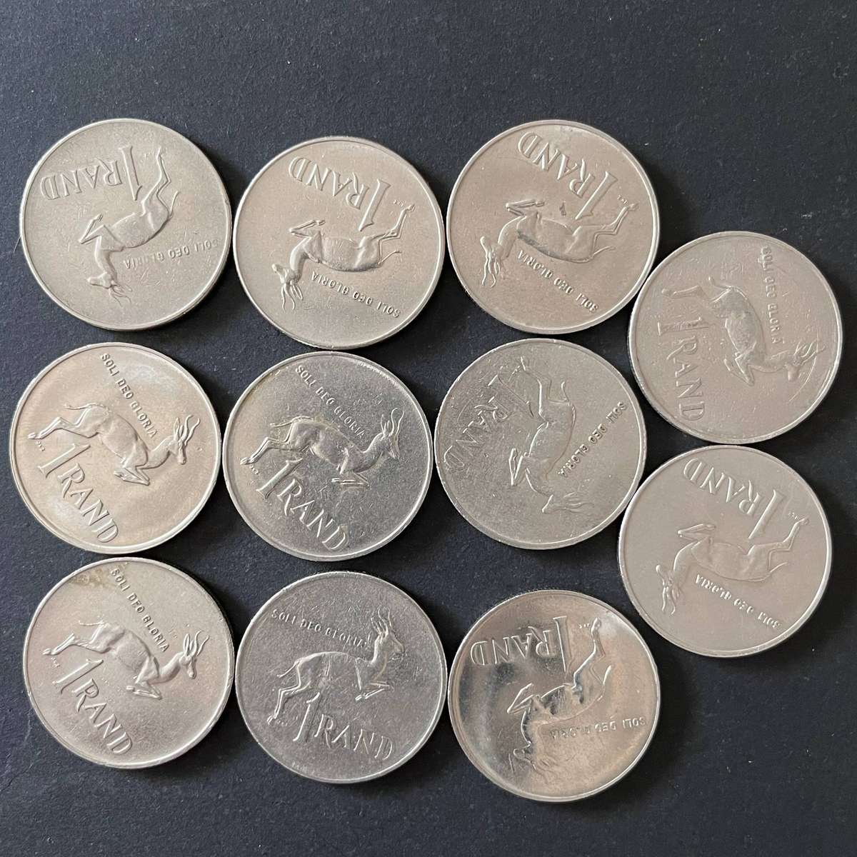 South Africa 1 Rand Nickel Coin Lot | Mixed Dates