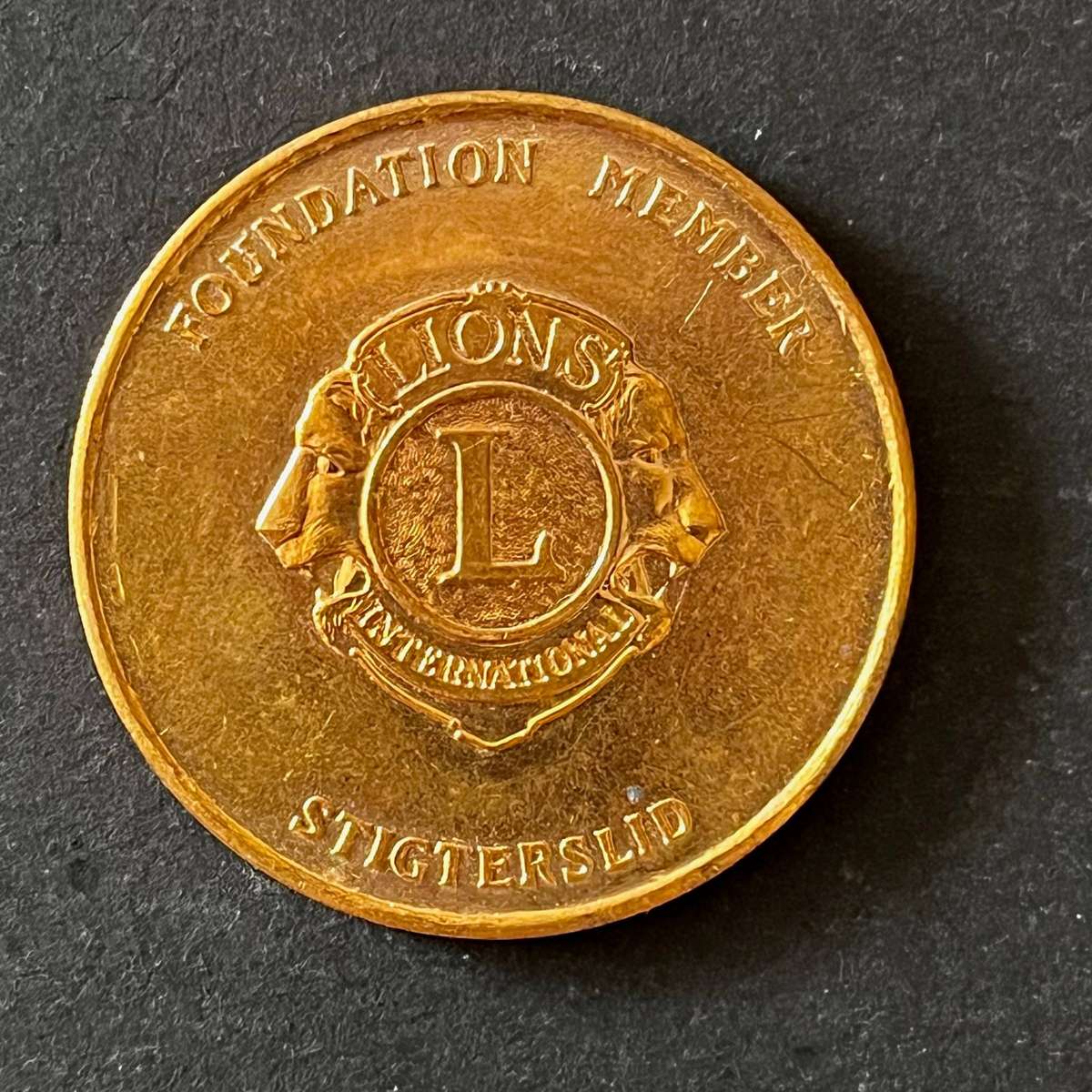 Lions Club Foundation Member Medal