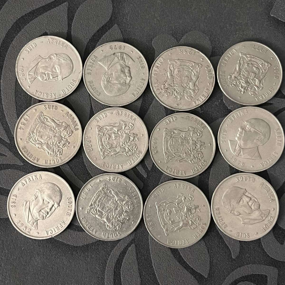 South Africa 1 Rand Nickel Coin Lot | Mixed Dates