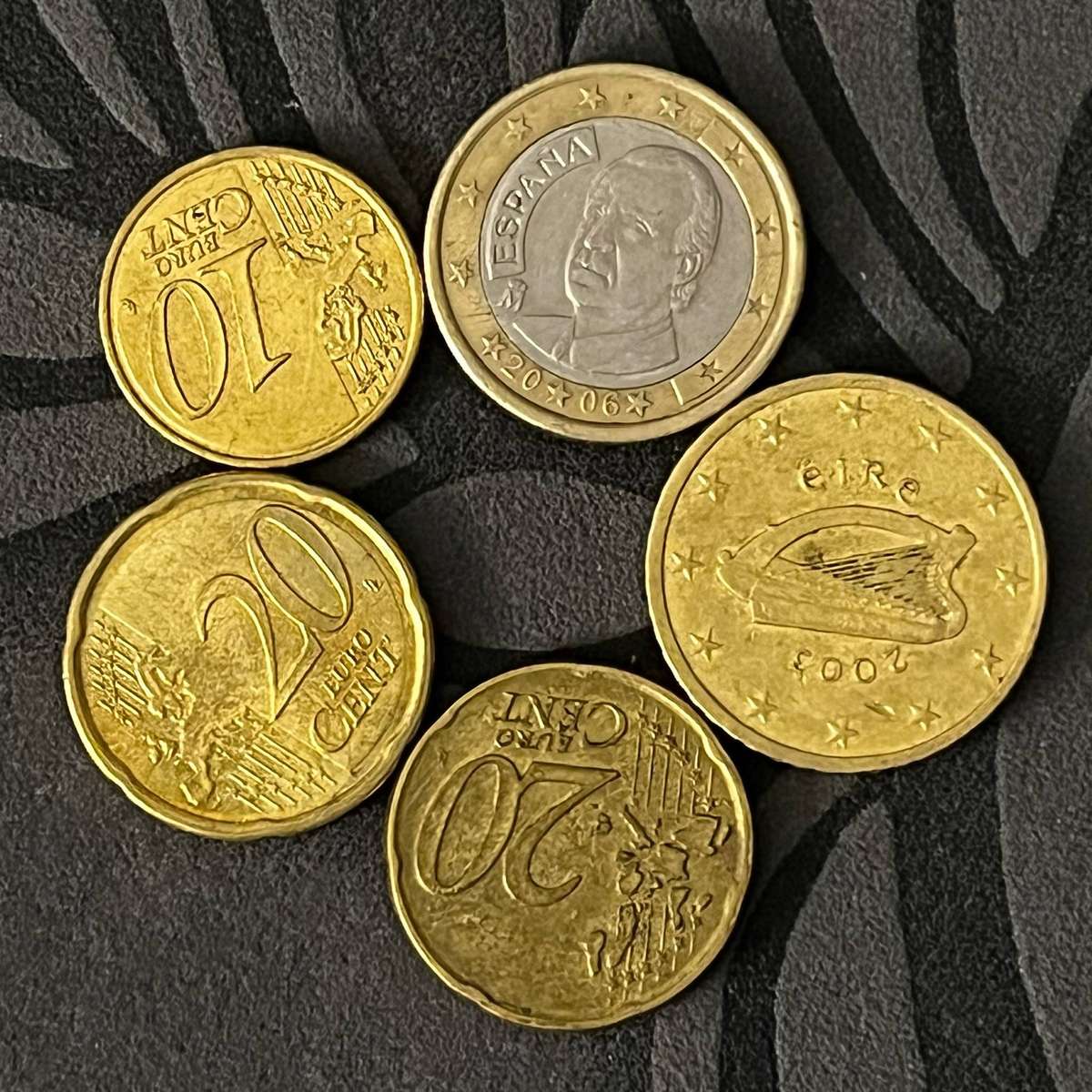 Mixed Euro Coin Lot | 1, 20c, 10c, 2c & 1c | Various Countries