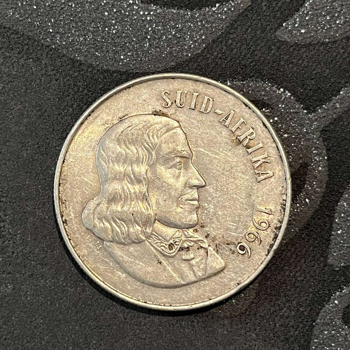  South Africa Silver R1 - 1966 (.800)  Jan van Riebeeck