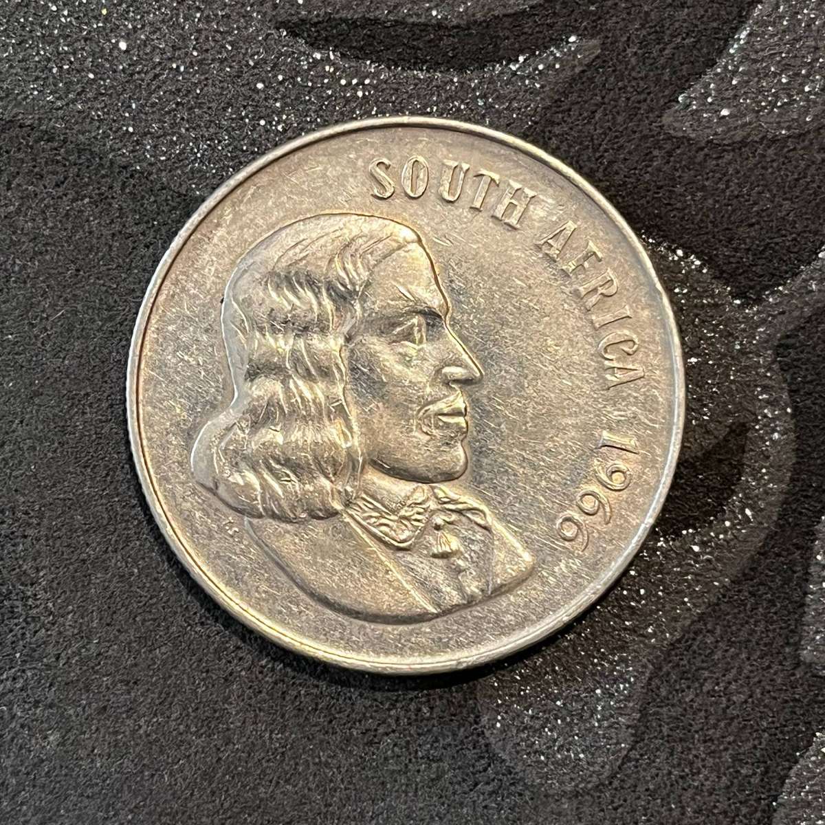  South Africa Silver R1 - 1966 (.800)  Jan van Riebeeck
