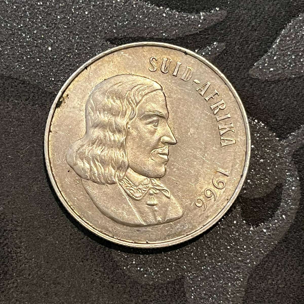  South Africa Silver R1 - 1966 (.800)  Jan van Riebeeck