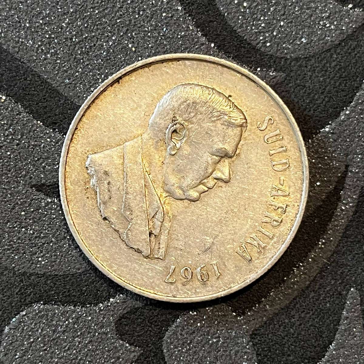 1967 South Africa Silver 1 Rand (.800)