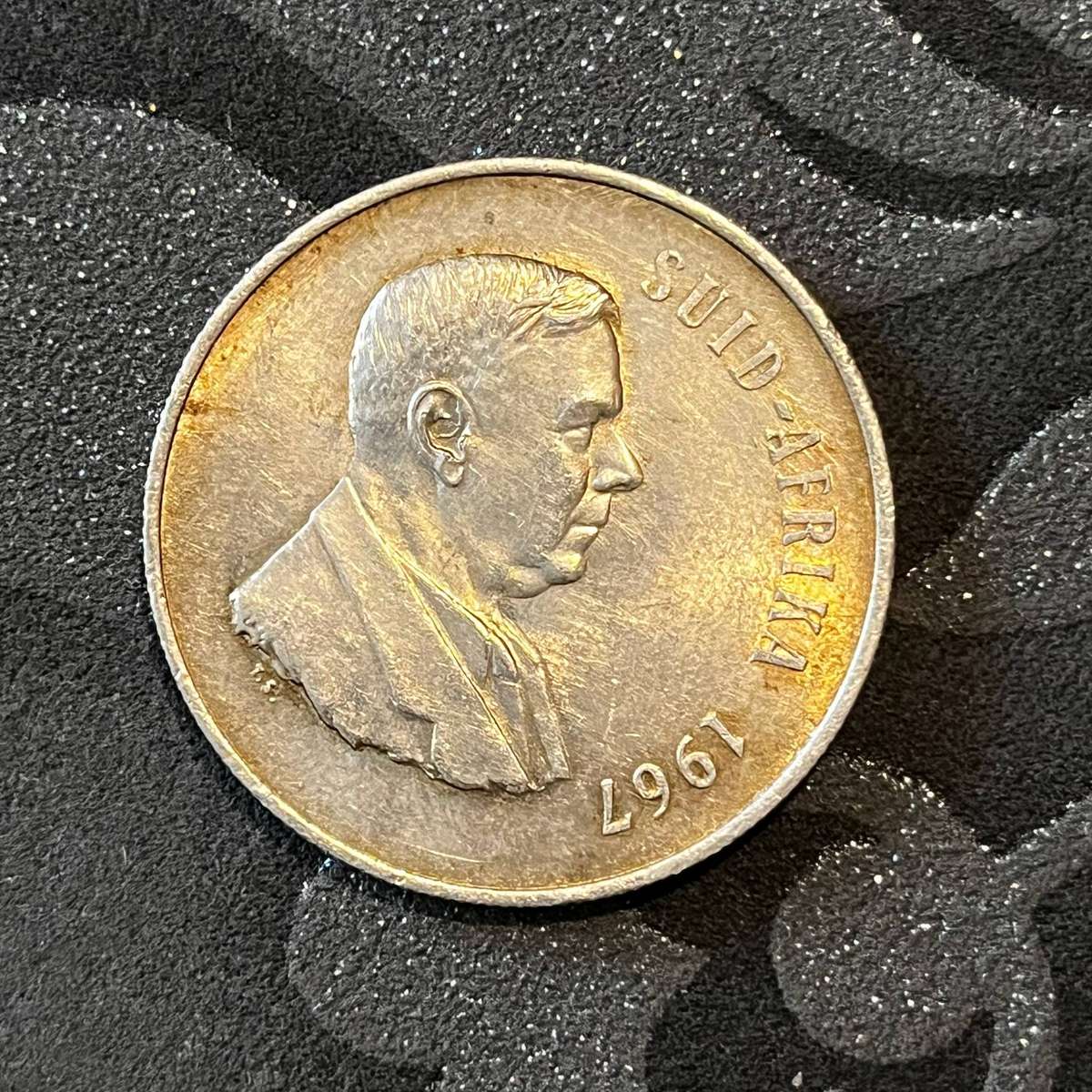 1967 South Africa Silver 1 Rand (.800)