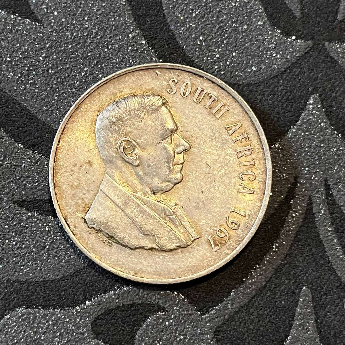  1967 South Africa Silver 1 Rand (.800)