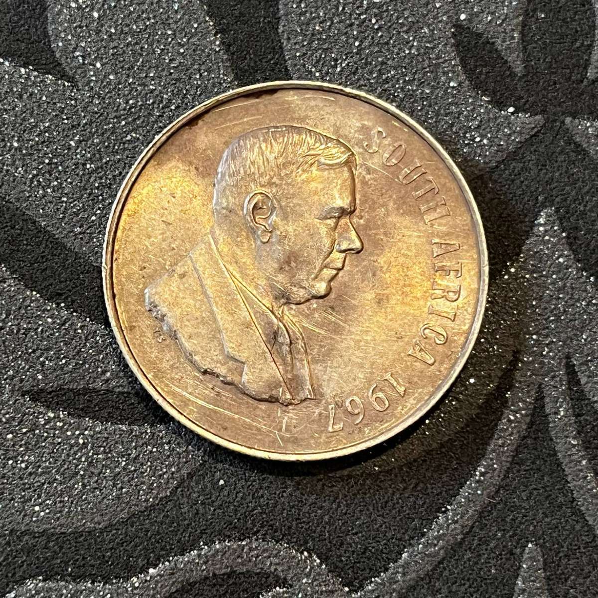  1967 South Africa Silver 1 Rand (.800)