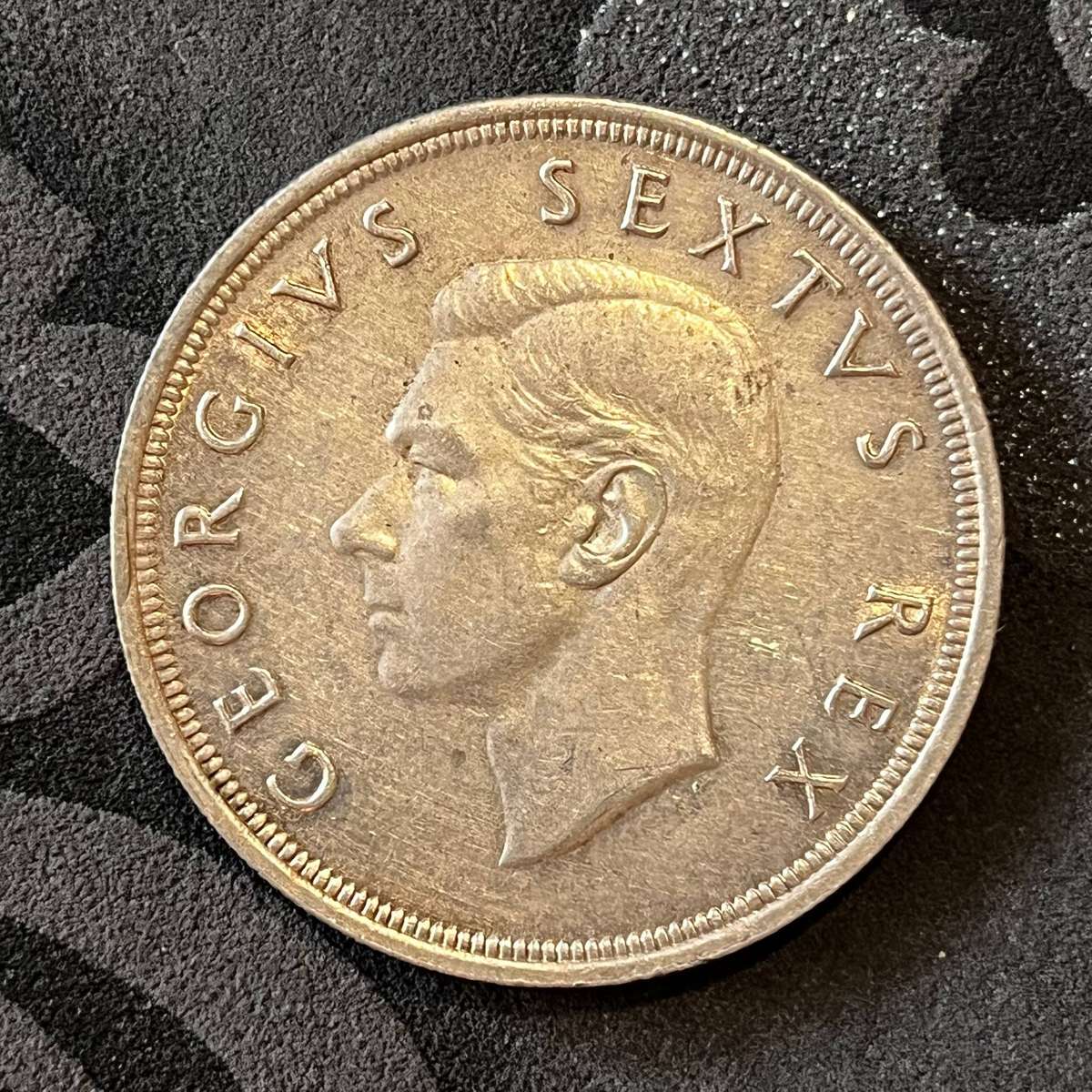  1952 South Africa 5 Shillings Crown  Van Riebeeck Tercentenary