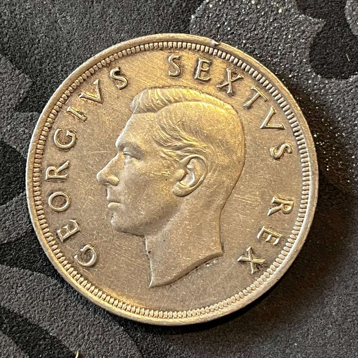  1952 South Africa 5 Shillings Crown  Van Riebeeck Tercentenary