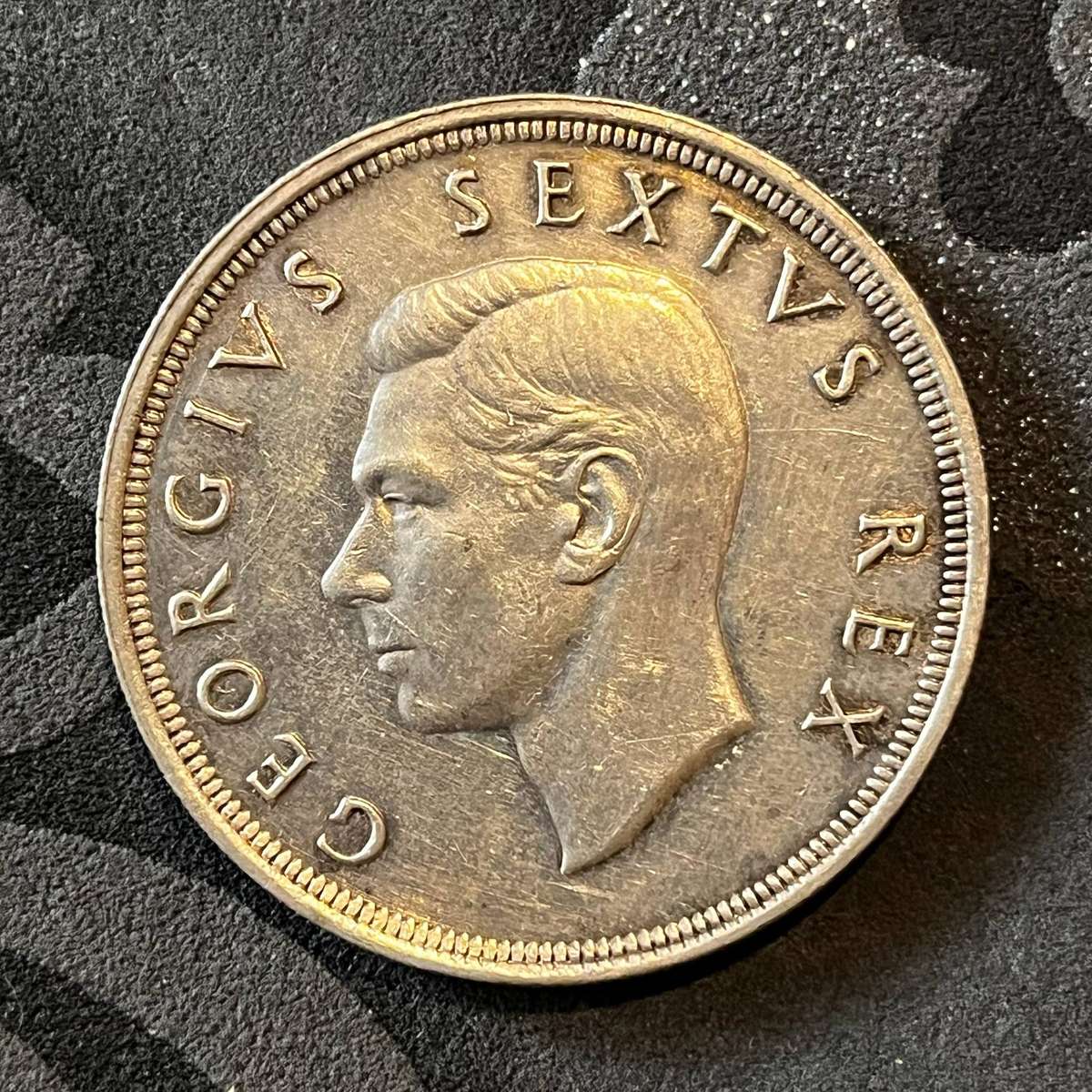  1952 South Africa 5 Shillings Crown  Van Riebeeck Tercentenary