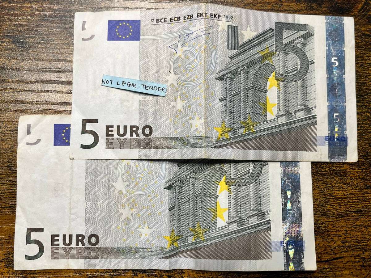  European Union 5 Euro Banknote Pair | First Series