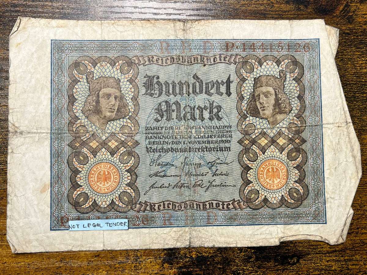  Germany 100 Mark Banknote | 1920