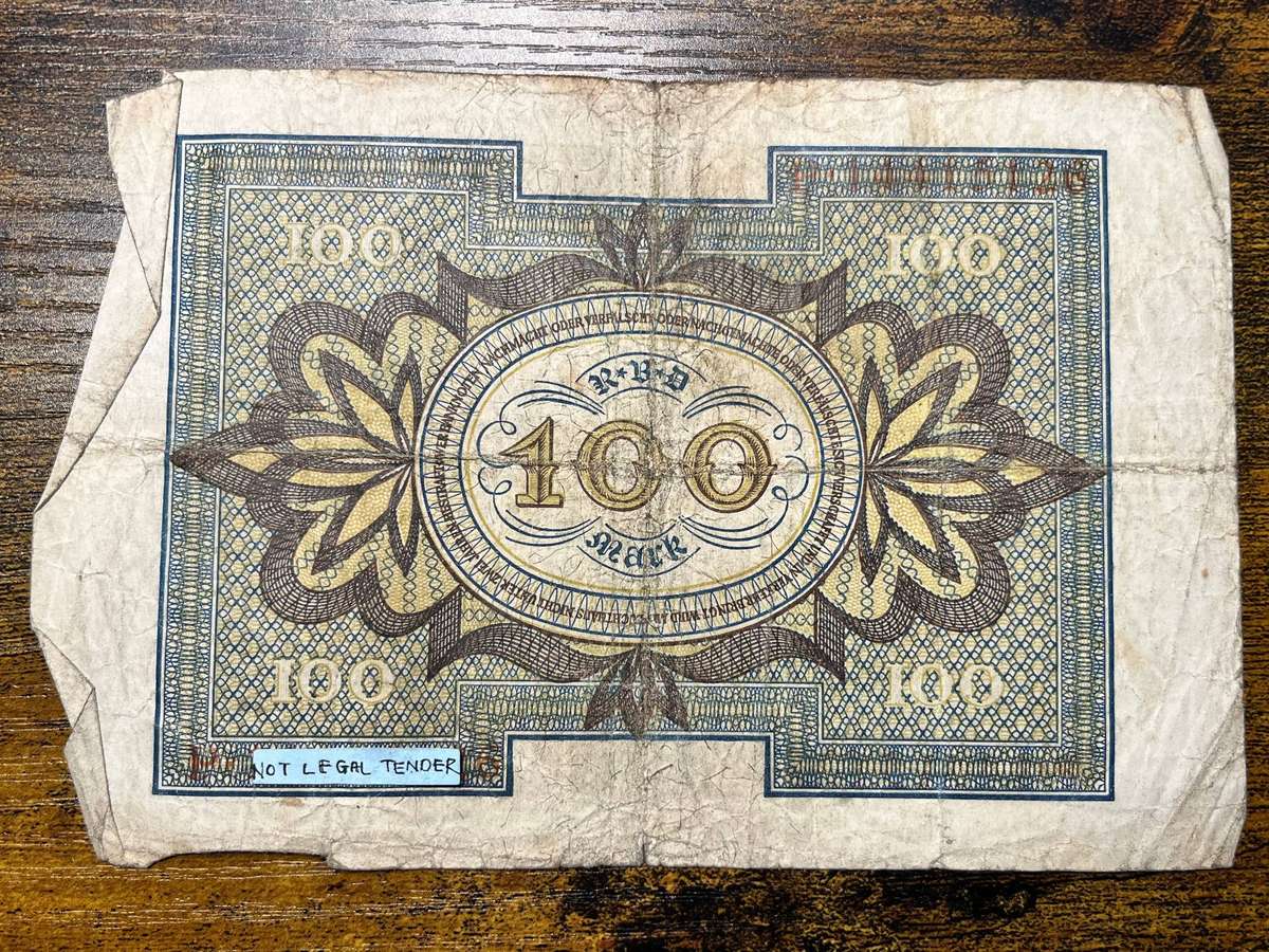  Germany 100 Mark Banknote | 1920