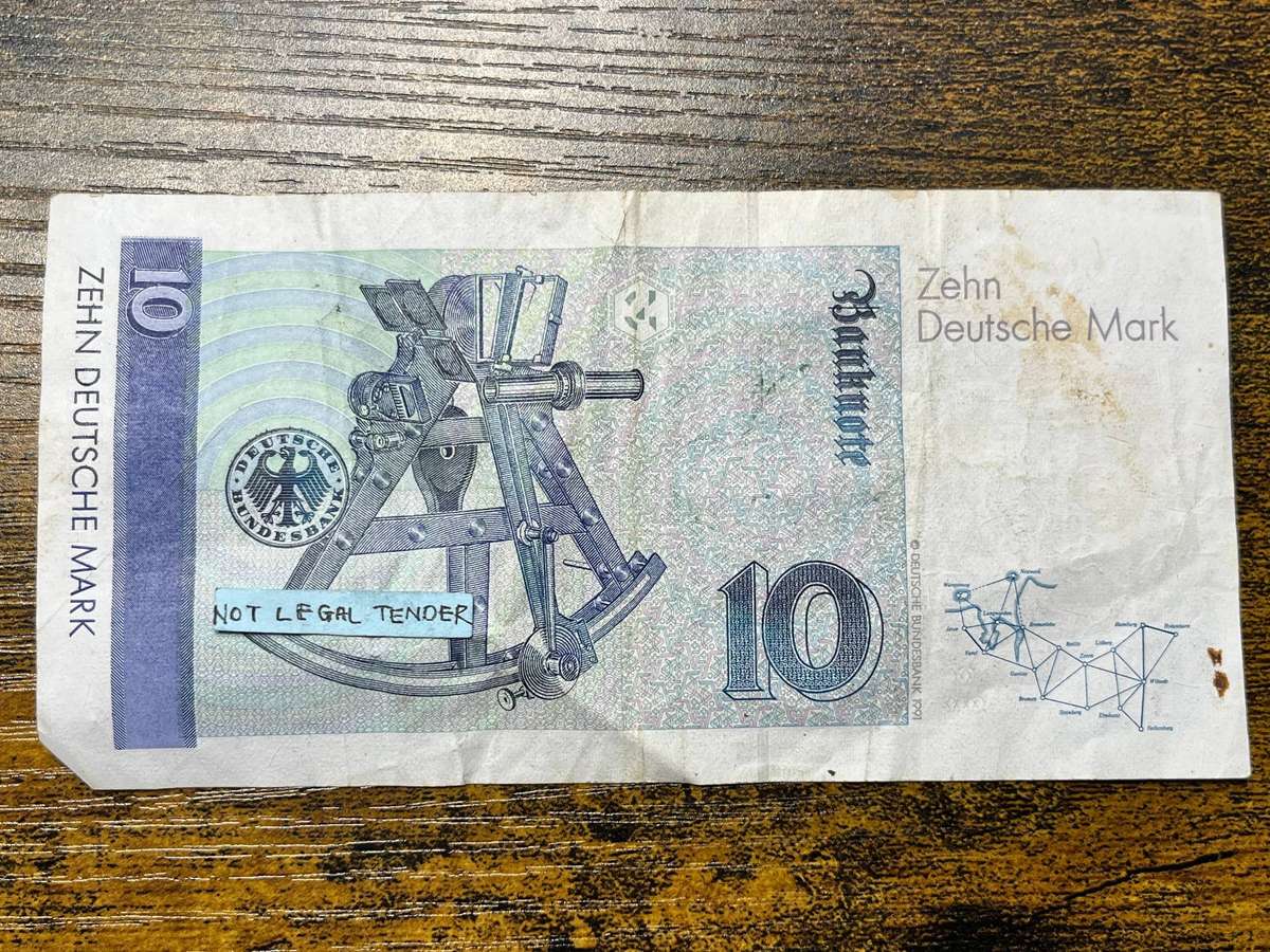  Germany 10 Deutsche Mark Banknote