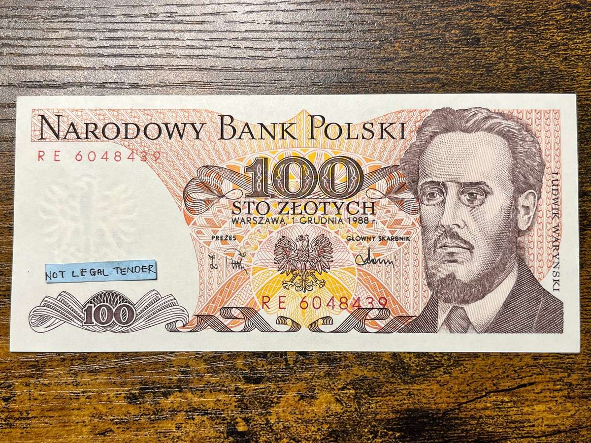  Poland 100 Złotych UNC Banknote | 1988