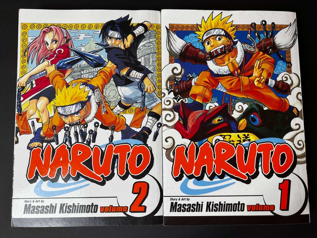 Naruto Vol 1 & 2 Manga Set  Masashi Kishimoto  VIZ