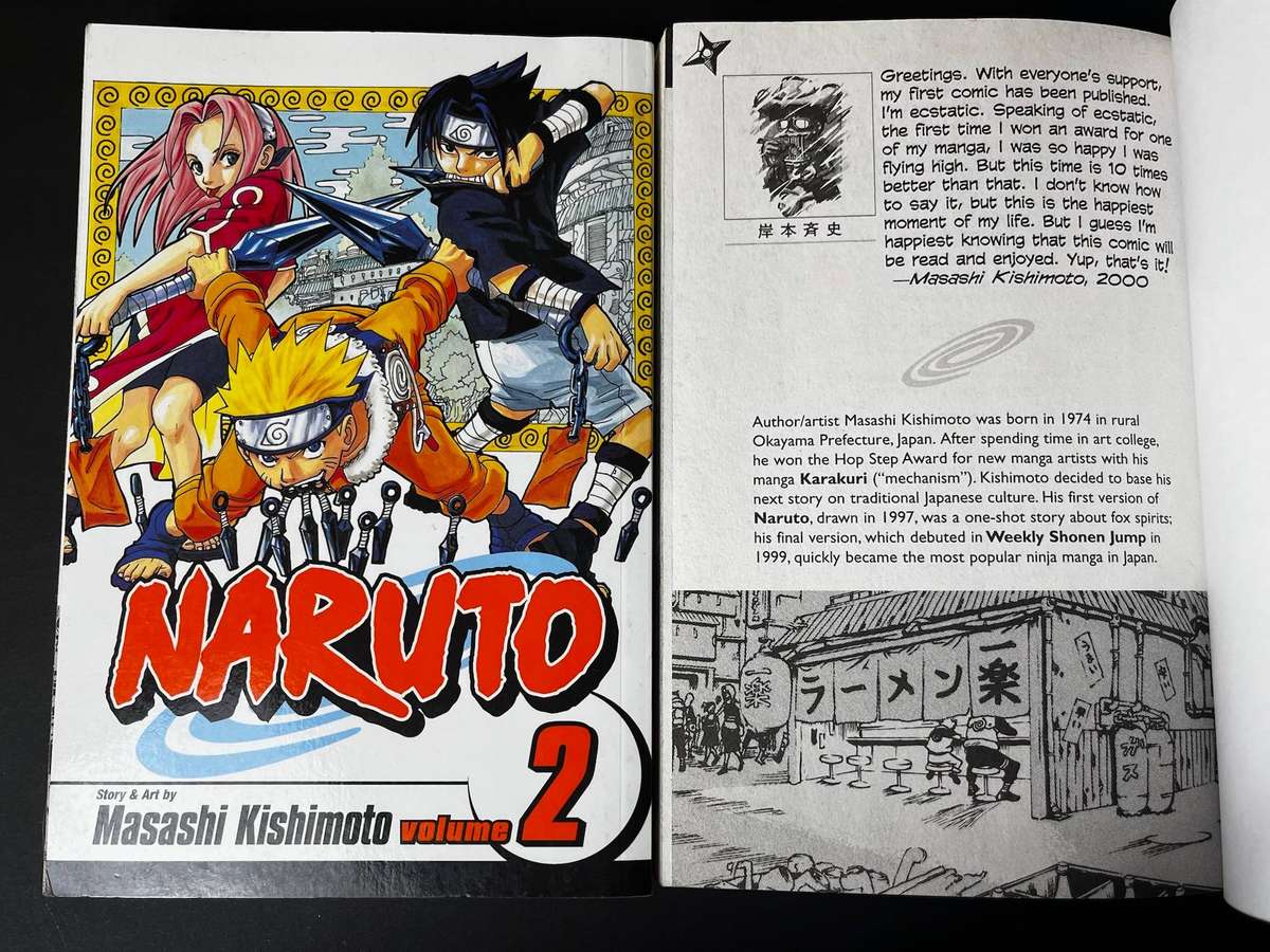 Naruto Vol 1 & 2 Manga Set  Masashi Kishimoto  VIZ