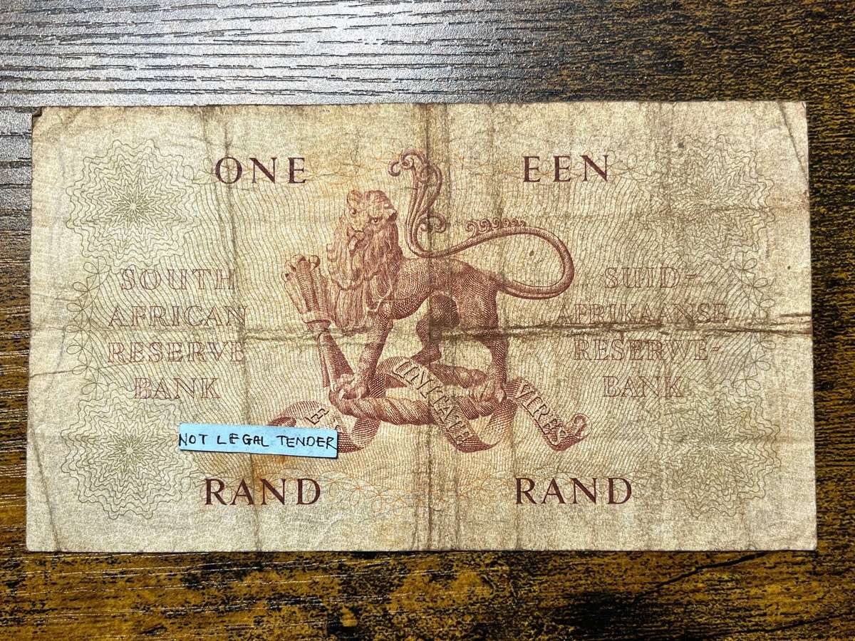 South Africa G. Rissik 1 Rand First Issue Banknote Pick 103