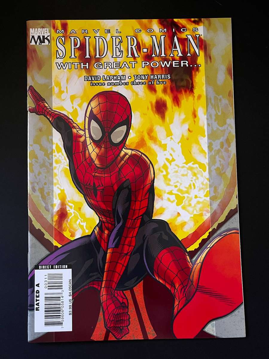 Spider-Man: With Great Power #3 (2008)  Marvel Knights  Direct Edition