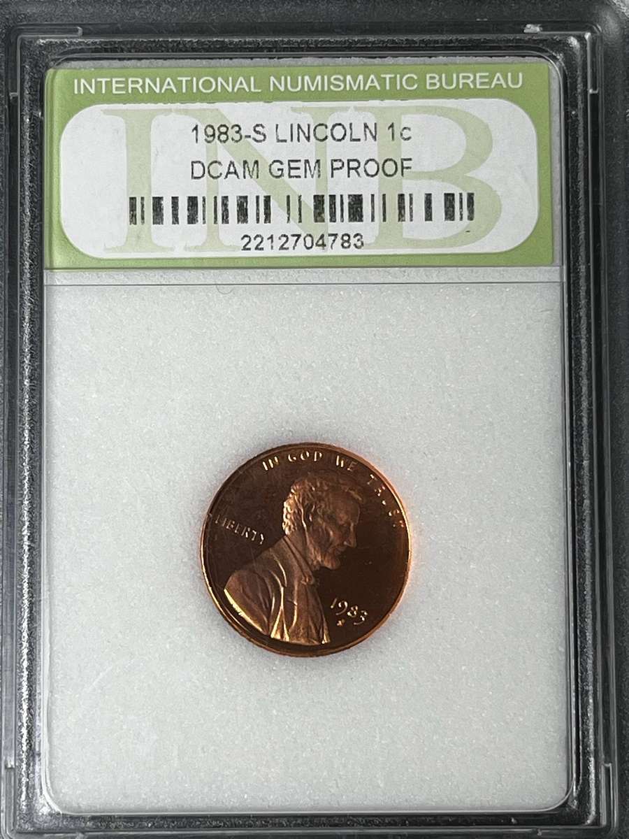  1983-S Lincoln Cent Proof DCAM  Gem Proof  Slabbed