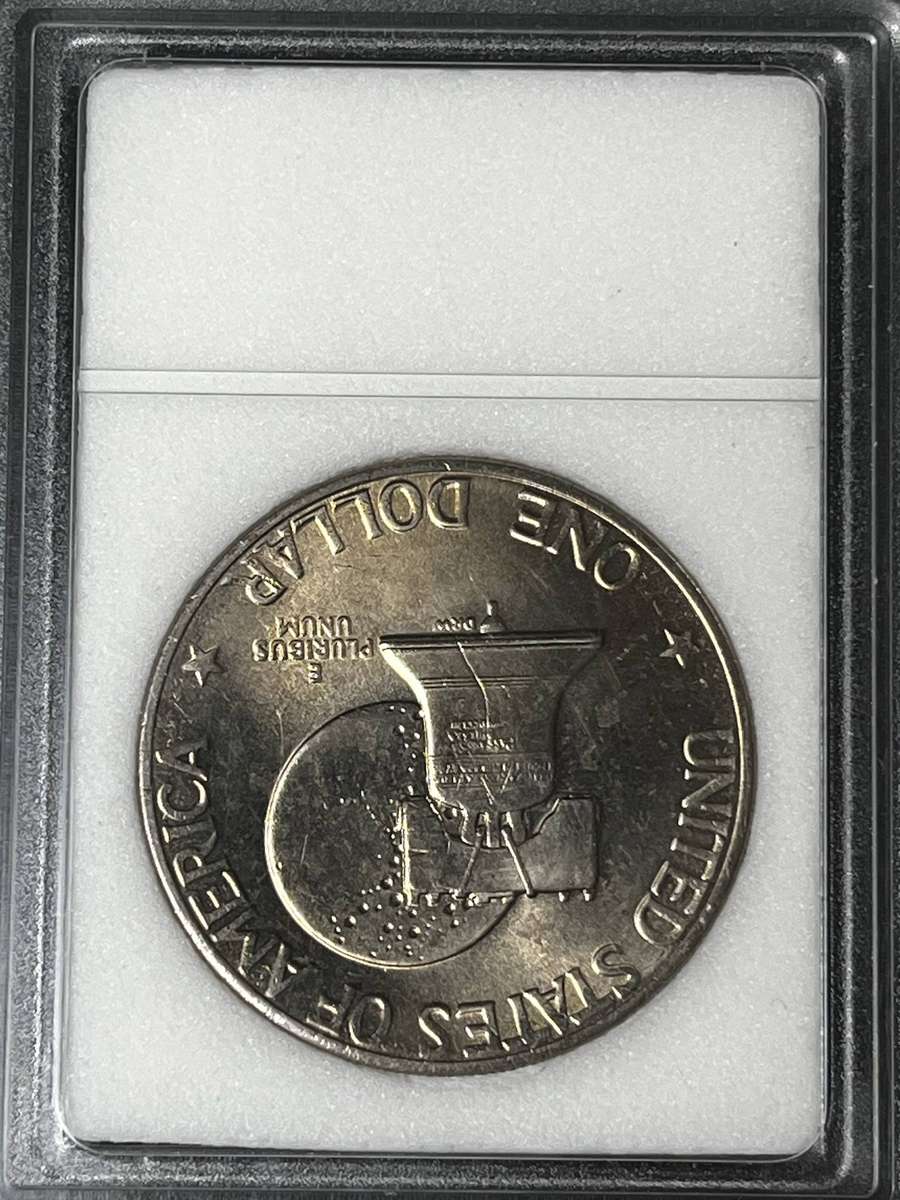  1976-P Eisenhower Dollar  Bicentennial Type 2  Brilliant Uncirculated (Slabbed)