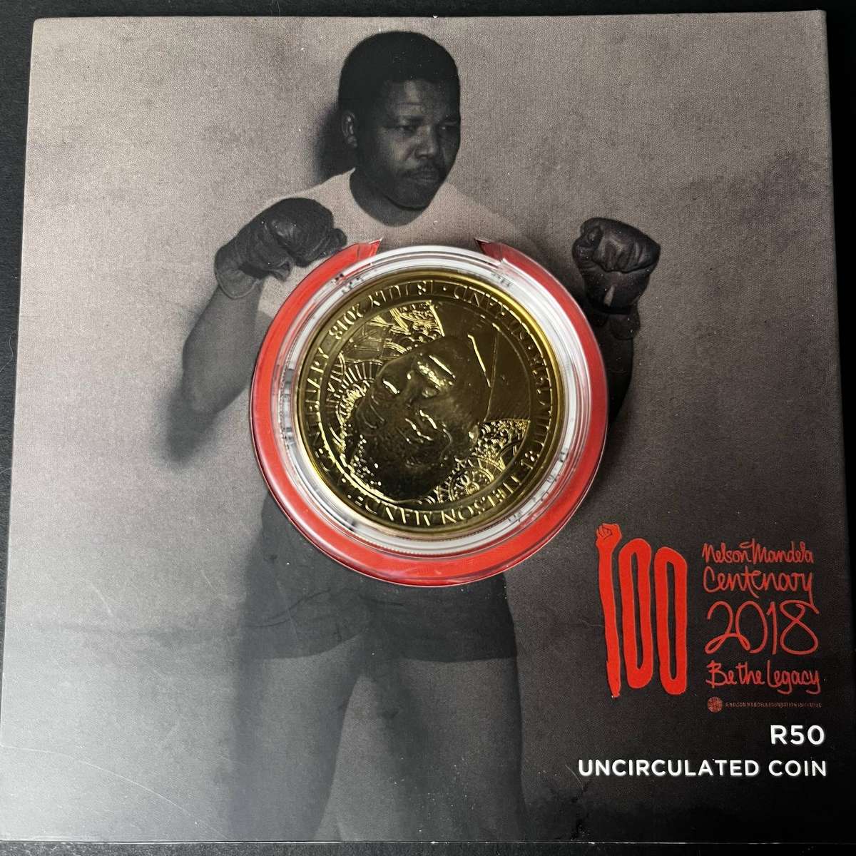  2018 Nelson Mandela Centenary R50 Coin  Be the Legacy