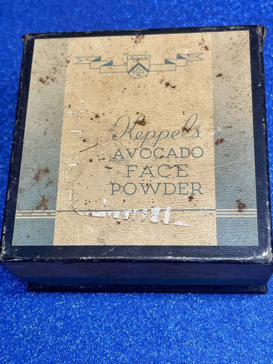  Mixed World Coin Box  Vintage Keppels Avocado Face Powder Tin