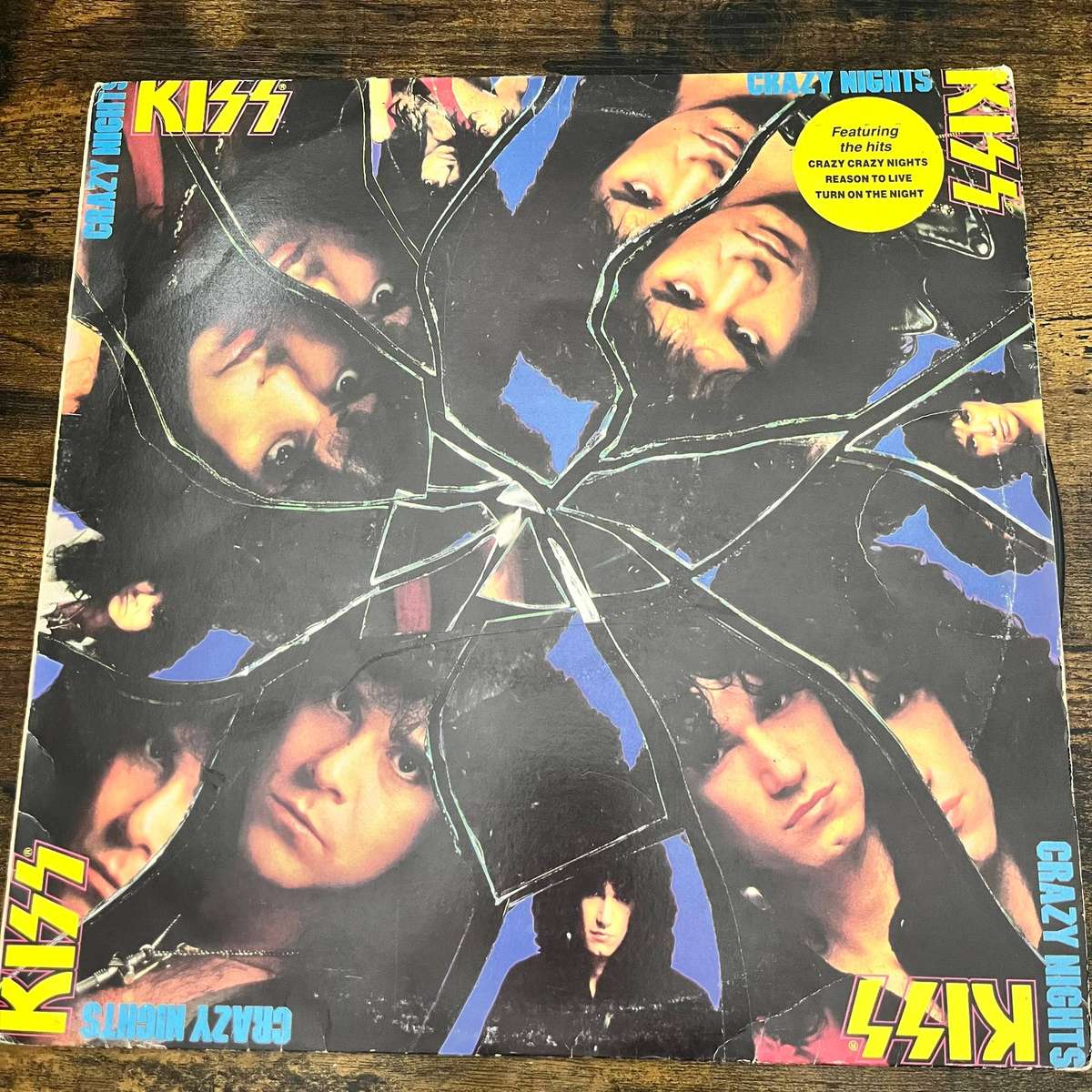  KISS  Crazy Nights LP Vinyl Record (1987)