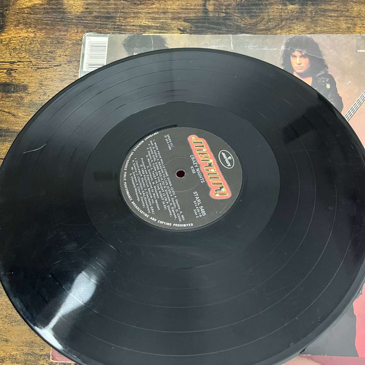  KISS  Crazy Nights LP Vinyl Record (1987)