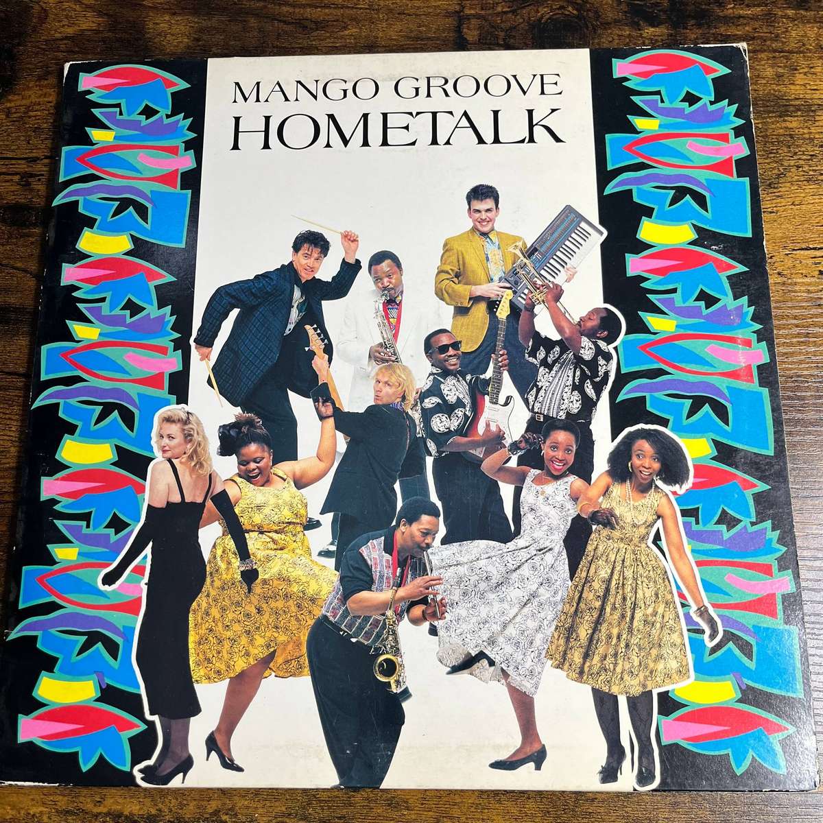 Mango Groove  Hometalk LP Vinyl Record Gatefold Album (1990)