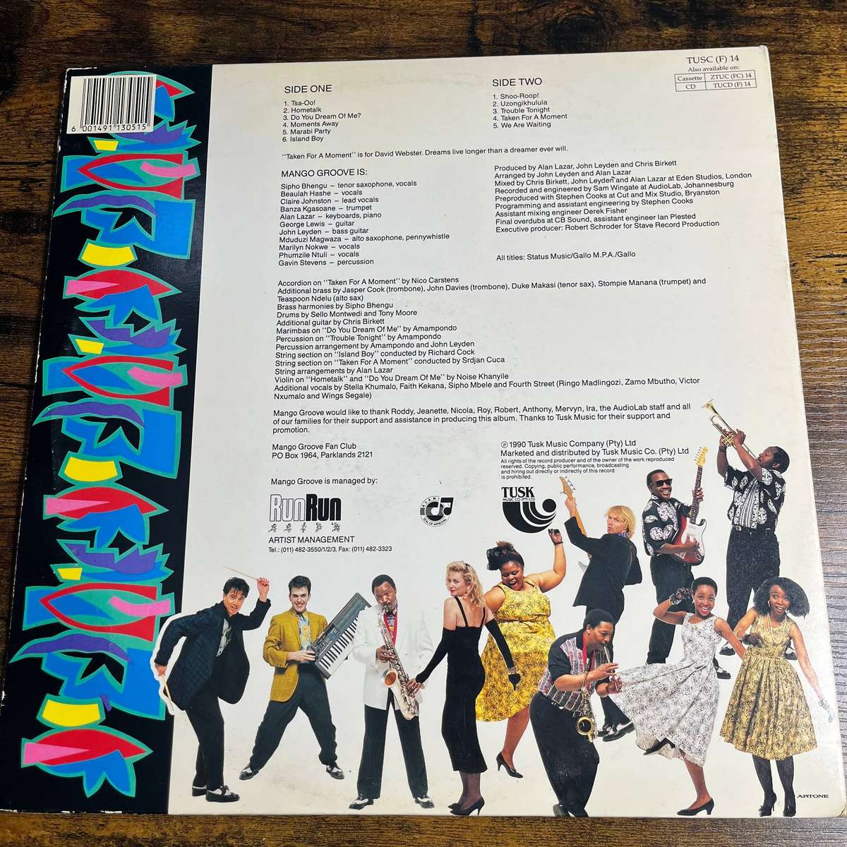  Mango Groove  Hometalk LP Vinyl Record Gatefold Album (1990)