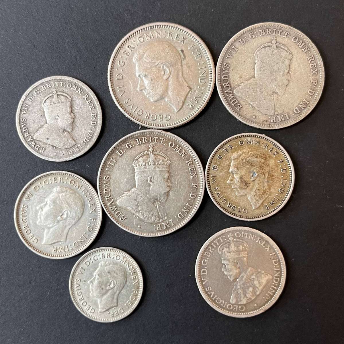 Various Denominations  Coin Lot (8 Coins)  Australia