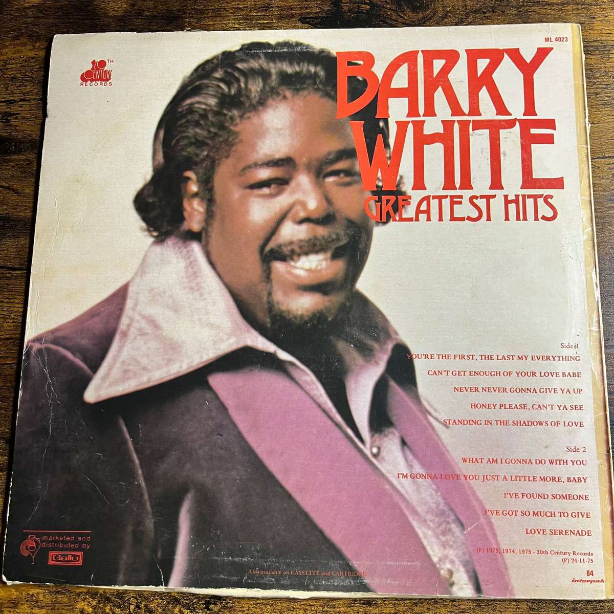  Barry White  Greatest Hits Vinyl LP | You're The First The Last My Everything