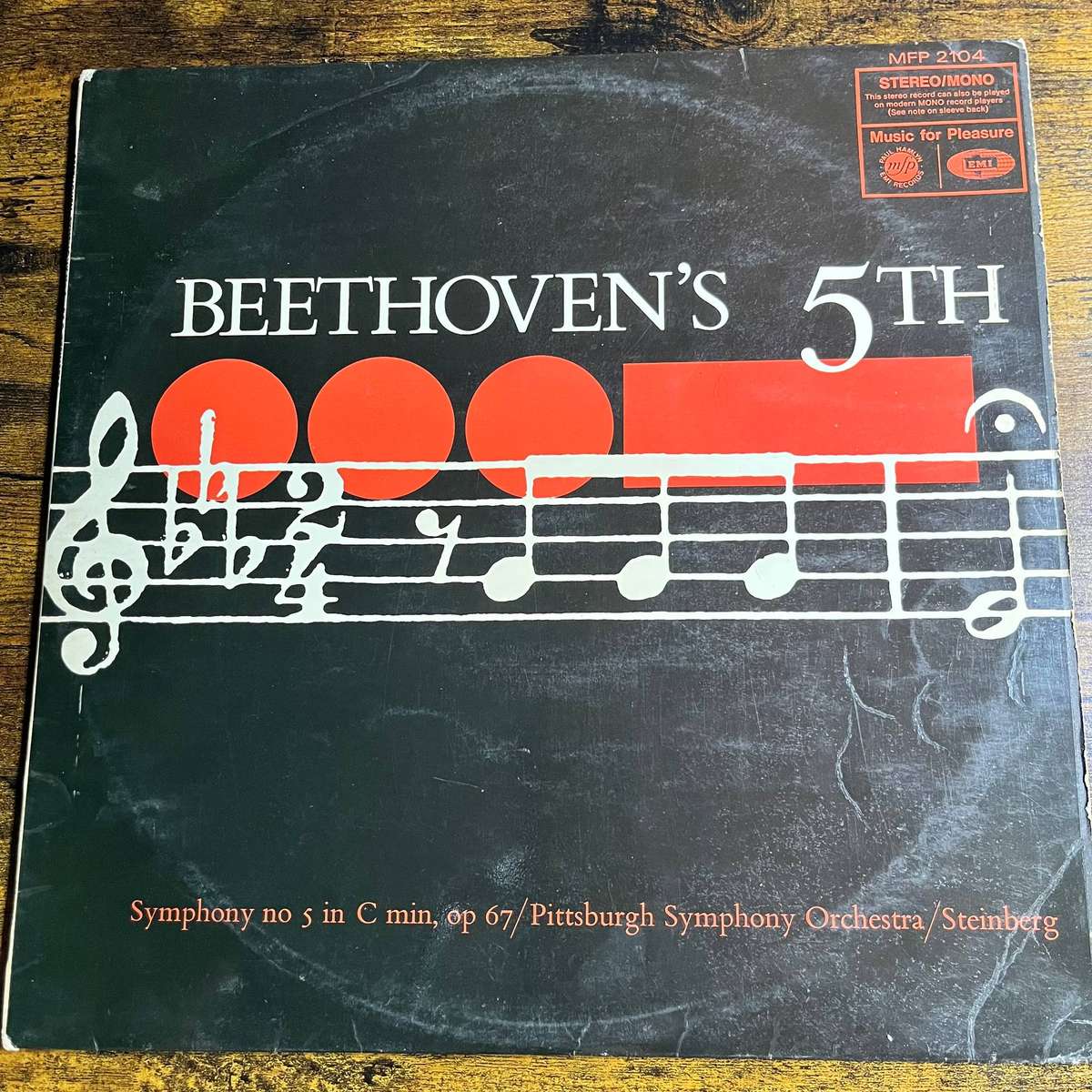  Beethoven's 5th Symphony No. 5 in C Minor Op. 67 | William Steinberg | Vinyl LP